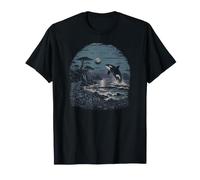 Orque, côte du Pacifique, Vagues, océan, Oregon, Washington T-Shirt