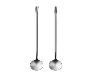 Orrefors Cuillère à cocktail City 170 mm. lot de 2 Acier inoxydable
