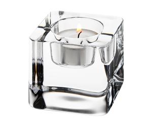 Orrefors Photophore Ice cube 70 mm Transparent