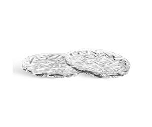 Orrefors Sous-verre Carat Ø10 cm. lot de 2 Transparent
