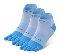 OrrinSports Chaussettes de Running Coolmax à Orteils Séparés - 3 Paires Unisex Respirantes