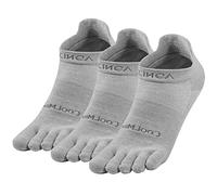 OrrinSports Chaussettes de Running Coolmax à Orteils Séparés - 3 Paires Unisex Respirantes
