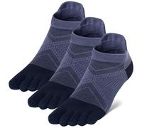 OrrinSports chaussettes d'orteil pour femmes Coolmax chaussettes de course pour hommes chaussettes d'athlétisme à 5 orteils 3 paires