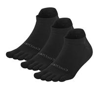 OrrinSports Chaussettes d'orteils Coolmax Chaussettes de course pour hommes femmes 3 paires de chaussettes sportives respirantes à cinq doigts