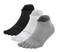 OrrinSports Chaussettes d'orteils Coolmax Chaussettes de course pour hommes femmes 3 paires de chaussettes sportives respirantes à cinq doigts