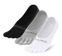 OrrinSports Chaussettes Orteils Femme Homme des sports fonctionnement, Respirant Chaussettes à doigts Pas de spectacle Petit (Taille Euro 35-38)