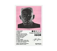 ORROBI Tyler The Creator Poster Igor Tracklist Album Toile Poster Décoration Maison Bureau Sport Paysage Sans Cadre 30 x 45 cm
