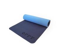 ORRY Tapis de Yoga en TPE - Tapis de Yoga Antidérapant Double Face, Imperméable - 183cm x 61cm, 6mm d'Épaisseur (Bleu)