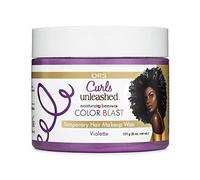 ORS - Cire capillaire temporaire Curls Unleashed Color Blast, avec cire d'abeille hydratante et huile de ricin, pour une meilleure expérience de coloration - violet (Violette), 171 g