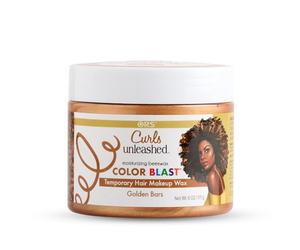 ORS Curls Unleashed Golden Bars Color Blast - Cire capillaire temporaire, avec cire d'abeille hydratante et huile de ricin, pour une meilleure expérience de coloration - 171 g