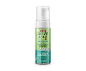ORS Max Moisture Mousse Coiffante 207ml - Avec Eau de Riz, Électrolytes & Huile d'Olive pour Nutrition, Hydratation et Renforcement - Favorise la Croissance Capillaire, Prévient la Casse