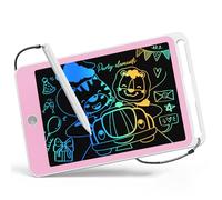 ORSEN Tablette LCD 8,5 Pouces, Ardoise Magique Effaçable pour Enfants, Tableau Créatif et Jouet Éducatif, Idée Cadeau d'Anniversaire pour Garçons et Filles de 3 à 8 Ans (Blanc Rose)