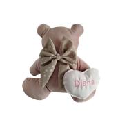 Orsetto Imbottito con cuore ricamato personalizzato