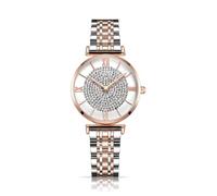 ORSGA Gracie Montre analogique avec cadran clouté blanc bicolore or rose et argent, Or rose., Classique