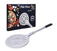 Orso Chef Gira Pelle à pizza en aluminium Ø 25 cm - Légère, résistante aux rayures, idéale pour les cuisinières domestiques - Idéal pour faire tourner et cuire des pizzas, du pain, de la focaccia