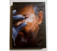 Orson Welles's F For Fake (1973) - Documentaire Dvd