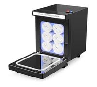 ORSUCCDE Chauffe-serviettes pour spa, 5,5 L - Petit chauffe-serviettes pour esthéticienne, mini chauffe-serviettes pour salon de beauté - Chauffe-serviettes professionnel - Noir