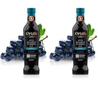 Ortalli Vinaigre Balsamique de Modène PANTARO (500 ml), bouteille de vinaigre balsamique corsé et harmonieux, vinaigre 3 feuilles sans colorant ni caramel (Lot de 2)