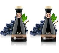 Ortalli Vinaigre Balsamique de Modène VEDETTA (250 ml), bouteille de vinaigre balsamique riche et intense, vinaigre 4 feuilles dense pour recettes de grande cuisine (Lot de 2)