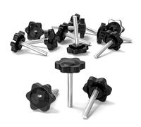 ORTAVA Lot de 10 vis hexagonales en plastique M6 x 40 mm.