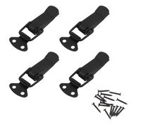 ORTAVA Lot de 4 fermetures de caisse, fermeture à pression, 75 mm, convient pour portes, fenêtres, armoires et couvercles de boîte