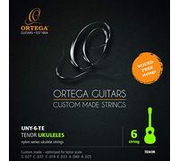 ORTEGA Cordes Nylon Ukulélé - 6 pièces pour Ukulélés Ténor Skale (UNY-6-TE)