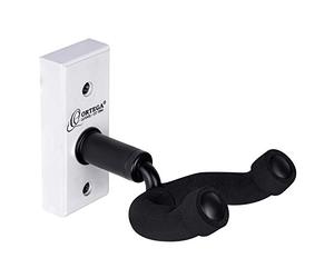 Ortega Guitars Accessoires Support pour Guitare - Support Mural pour Guitare - Bois, Blanc (OGH-1WH)