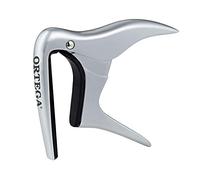 Ortega Guitars Capodastre - Courbé - Pour Guitare - Alliage d’Aluminium, Chromé (OCAPOCV-CR)