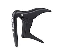 Ortega Guitars Capodastre - Courbé - Pour Guitare - Alliage d’Aluminium, Noir (OCAPOCV-SBK)