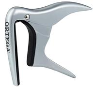 Ortega Guitars Capodastre - Plat - Pour Guitare - Alliage d’Aluminium, Chromé (OCAPO-CR)