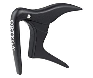 Ortega Guitars Capodastre - Plat - Pour Guitare - Alliage d’Aluminium, Noir (OCAPO-SBK)