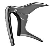 Ortega Guitars Capodastre - Plat - Pour Ukulélé, Banjo - Alliage d’Aluminium, Noir Chromé (OCAPOUKE-BCR)