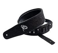 Ortega Guitars courroie réglable pour guitare - Guitare acoustique / Basse, Guitare électrique / Basse - Série Byzantine - Cuir véritable, Byzantine Black (OSBY-1)