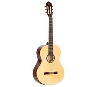 Ortega Guitars Guitare Classique 4/4 - Avec Repose-Bras - Student Series Pro - Épicéa Engelmann Massif / Catalpa, Naturel (R55DLX)