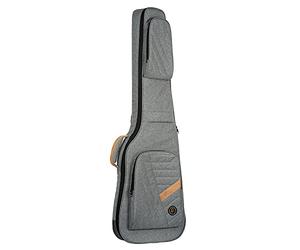 Ortega Guitars Housse Deluxe pour Basse - Housse pour Basse Électrique - Hauteur 122 cm - Largeur 37,5 cm - Coton, Gris (OGBEB-DLX-GY)