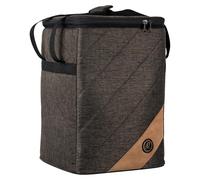 Ortega Guitars Housse Premium Cajon - Housse pour Cajon - 34,3 x 45 x 34,3 cm - Avec Poignée de Transport et Bretelles Sac à Dos - Toile et Coton, Mocca (OGBCJ-MO)