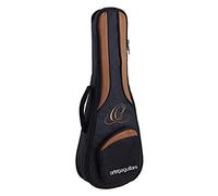 Ortega Guitars Housse Pro Series - Housse Ukulélé Ténor - Hauteur 68 cm - Sangle de Maintien de Manche Renforcée - Bretelles - Nylon, Noir (OUGB-TE)