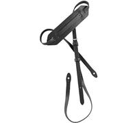 Ortega Guitars Sangle Réglable pour Mandoline - pour Mandolines - Cuir Véritable, Noir (OSM-BK)