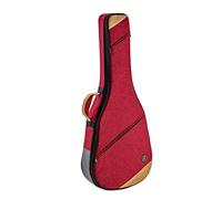 Ortega Guitars Soft Case pour Guitare - Case pour Guitare Classique 4/4 - Hauteur 103,5 cm - Largeur 39 cm - Coton / Toile, Rouge (OSOCACL-BX)