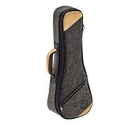 Ortega Guitars Soft Case pour Ukulélé - Case pour Ukulélé Soprano - Hauteur 55 cm - Largeur 19 cm - Coton / Toile, Mocca (OSOCAUK-SO-MO)