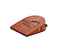 Ortega Guitars Stompbox numérique - Pédale d'effet pour guitaristes, chanteurs, auteurs-compositeurs - Sons de percussions numériques - Bois de Sapele, Naturel (HORSEKICKPRO)