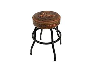 Ortega Guitars tabouret rembourré - Convient pour la scène, le bar, le studio, le showroom - Hauteur 61 cm - Brun Vintage (OBS24V2)