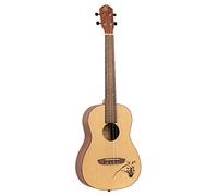 Ortega Guitars Ukulélé Baryton Acoustique - Série Bonfire - Épicéa / Sapele, Naturel (RU5-BA)
