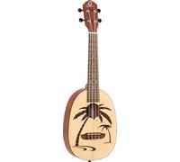 Ortega Guitars Ukulélé Concert Acoustique - Série Bonfire - Corps Ananas - Épicéa / Sapele, Naturel (RUPA5)