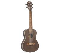 Ortega Guitars Ukulélé Concert Acoustique - Série Earth - Okoumé, Noir (RUCOAL)