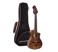 Ortega Guitars Ukulélé Concert Électro-Acoustique - Série Horizon - Housse Incluse - Noyer, Naturel (RUWN-CE)