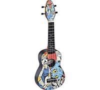 Ortega Ukulélé soprano Keiki K2 - Kit accordeur, courroie, 5 médiators medium, sac samurai (K2-SR)