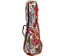 ORTEGA Housse pour Ukulélés Soprano avec sangles - El Muerto (KUB-EM-SO)