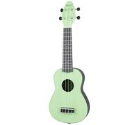Ortega Guitars Ukulélé Soprano Acoustique - Série Keiki K2 - Accessoires Inclus - Agathis / ABS, Vert Clair (K2-TMO)