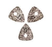 ORTEGA Médiators feutre pour instruments cordes nylon & ukulélés - 4 mm hard/pack 3 pièces (OGP-F-H3)